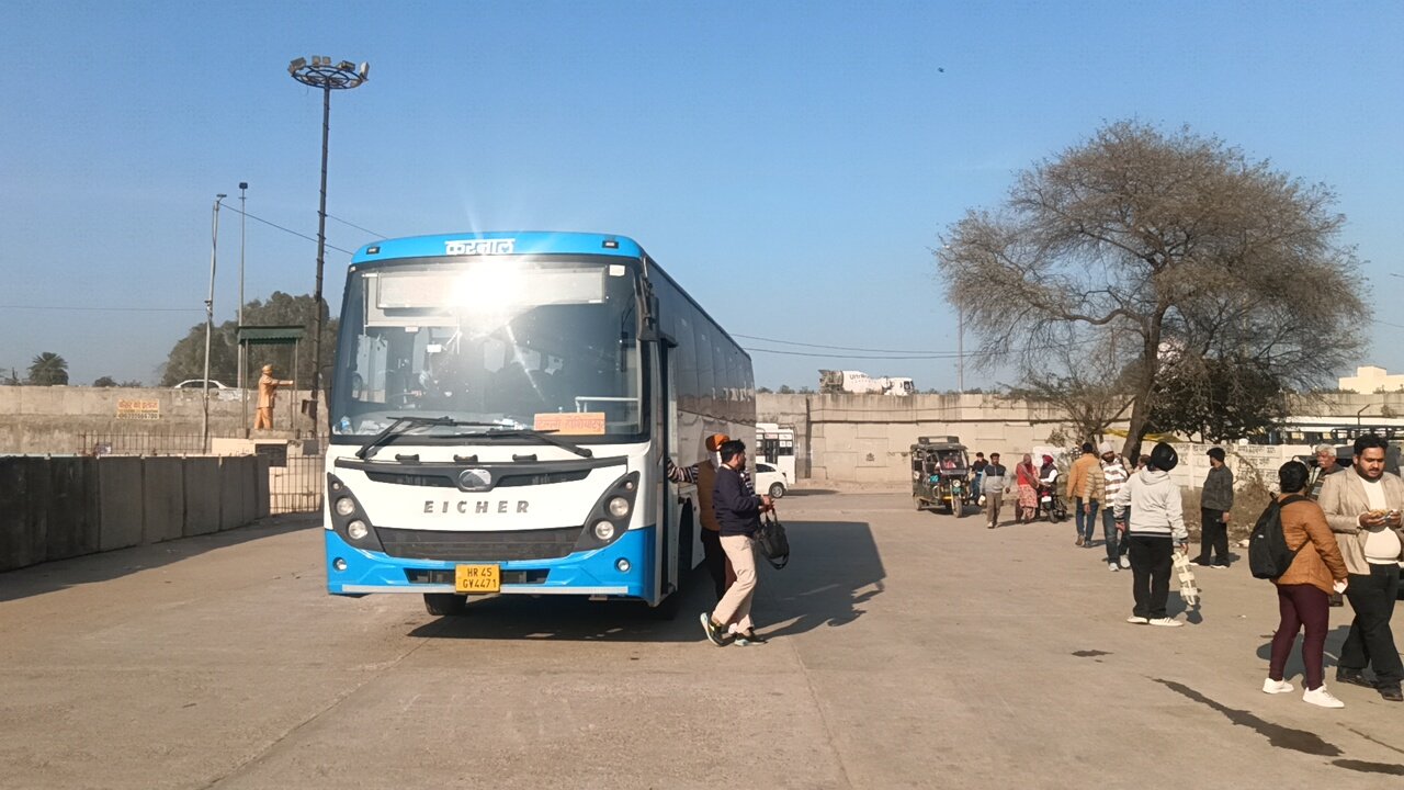 राजपुरा में पीआरटीसी हड़ताल: मॉडर्न बस स्टैंड पर सरकारी बसें बंद, अंबाला रूट के यात्री परेशान