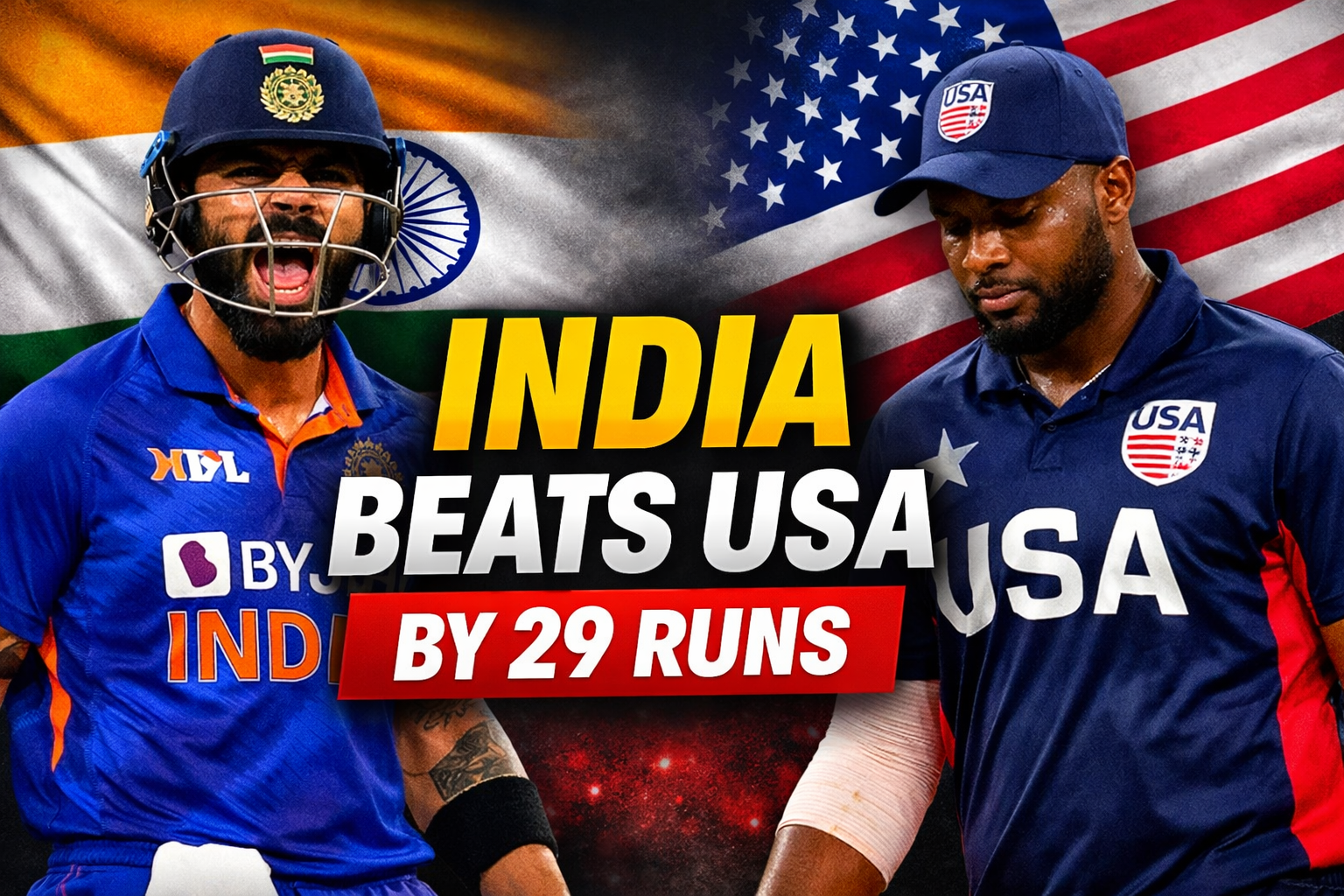 IIndia vs USA Cricket Standings: ਭਾਰਤ ਨੇ ਅਮਰੀਕਾ ਖ਼ਿਲਾਫ਼ ਮਜ਼ਬੂਤ ਸਥਿਤੀ ਬਣਾਈ, ਵਰਲਡ ਕੱਪ ਰੇਸ ਹੋਈ ਰੋਮਾਂਚਕ