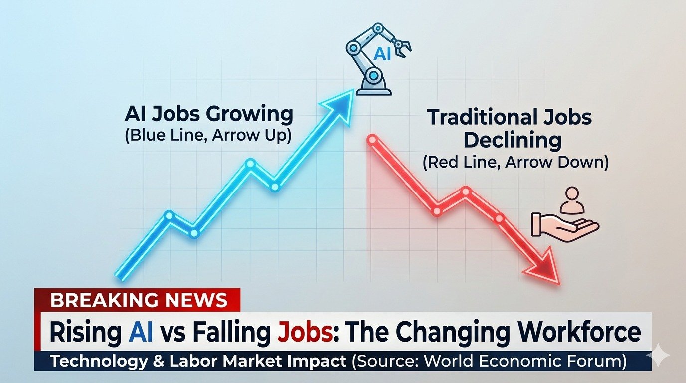 AI Jobs vs Job Loss 2026: ਆਰਟੀਫੀਸ਼ਲ ਇੰਟੈਲੀਜੈਂਸ ਨਾਲ ਨਵੀਆਂ ਨੌਕਰੀਆਂ ਵੀ ਬਣਣਗੀਆਂ ਤੇ ਲੱਖਾਂ ਨੌਕਰੀਆਂ ਖਤਮ ਵੀ ਹੋ ਸਕਦੀਆਂ