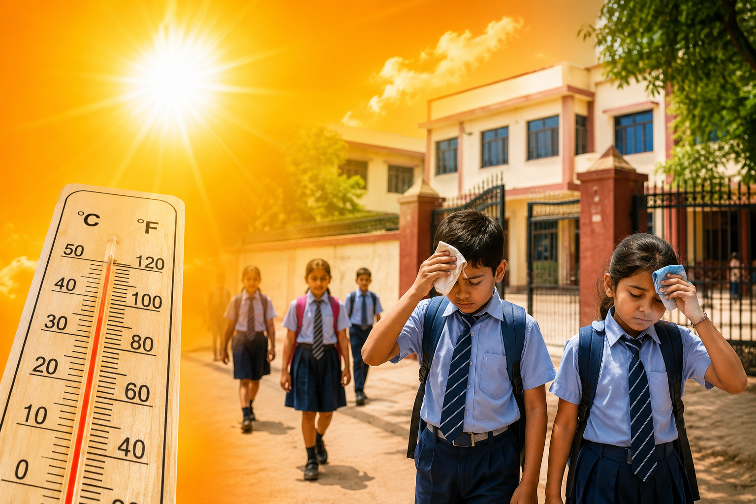 🔥 ਪੰਜਾਬ ‘ਚ ਭਿਆਨਕ ਗਰਮੀ ਕਾਰਨ ਵੱਡਾ ਫੈਸਲਾ! ☀️🥵
