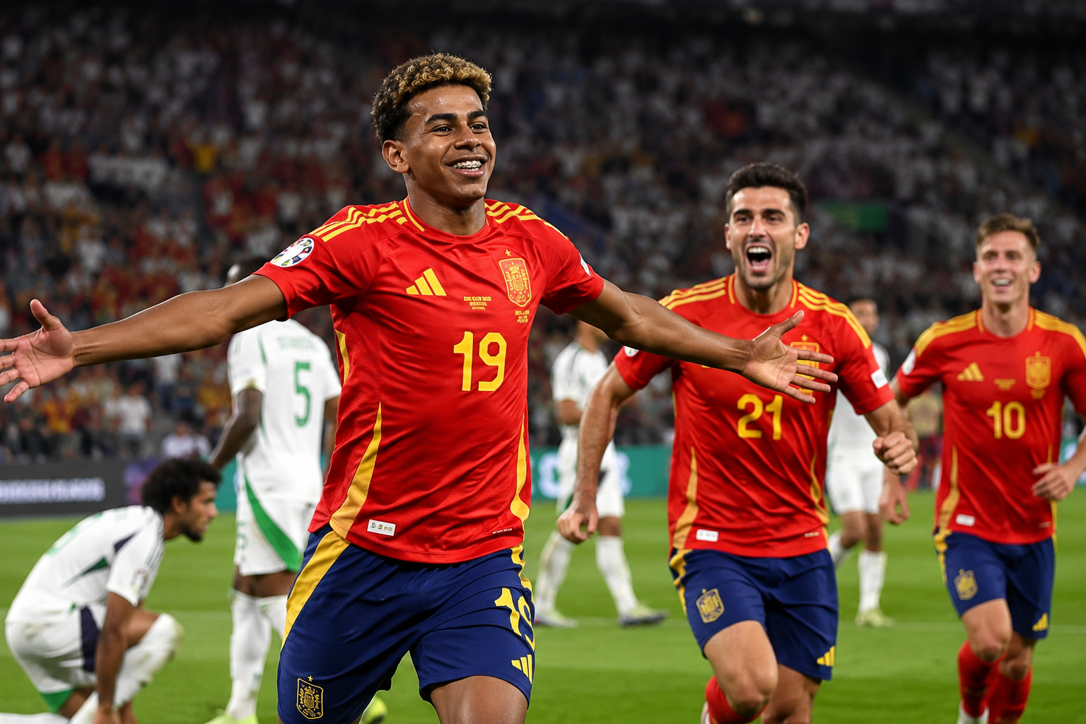 ⚽🔥 FIFA World Cup ‘ਚ Spain ਦਾ ਧਮਾਕਾ! 18 ਸਾਲਾ Lamine Yamal ਨੇ ਰਚਿਆ ਇਤਿਹਾਸ, Saudi Arabia ਨੂੰ 4-0 ਨਾਲ ਰੌਂਦ ਕੇ ਦਰਜ ਕੀਤੀ ਪਹਿਲੀ ਜਿੱਤ 🇪🇸🏆
