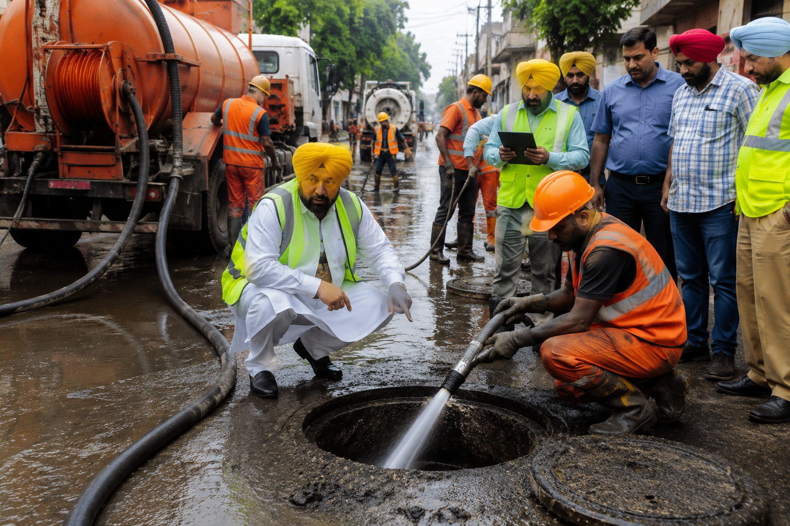 🚨🌧️ ਮਾਨਸੂਨ ਤੋਂ ਪਹਿਲਾਂ ਪੰਜਾਬ ‘ਚ ਸਭ ਤੋਂ ਵੱਡਾ ਸੀਵਰੇਜ ਕਲੀਨਿੰਗ ਮਿਸ਼ਨ ਸ਼ੁਰੂ! 🧹🔥