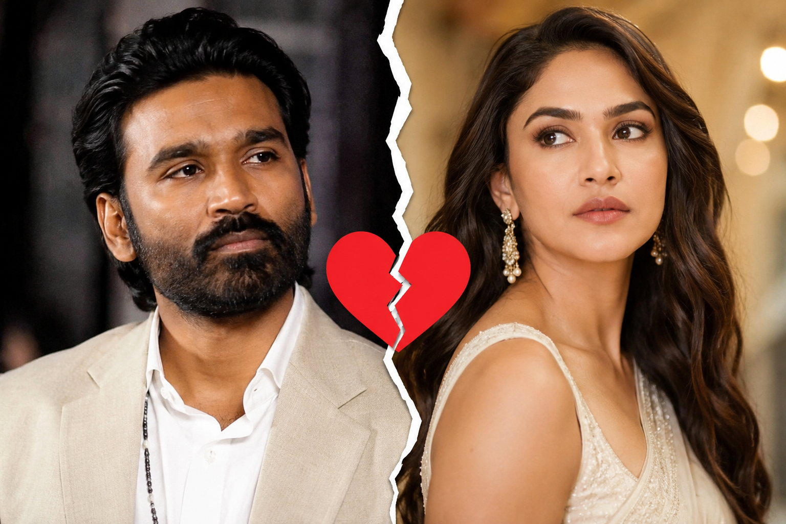 💔🎬 ਕੀ ਧਨੁਸ਼ ਤੇ ਮ੍ਰਿਣਾਲ ਠਾਕੁਰ ਦਾ ਹੋ ਗਿਆ Breakup? ਕੁਝ ਮਹੀਨਿਆਂ ਦੀ Dating ਤੋਂ ਬਾਅਦ ਰਾਹਾਂ ਹੋਈਆਂ ਵੱਖ! 😱🔥